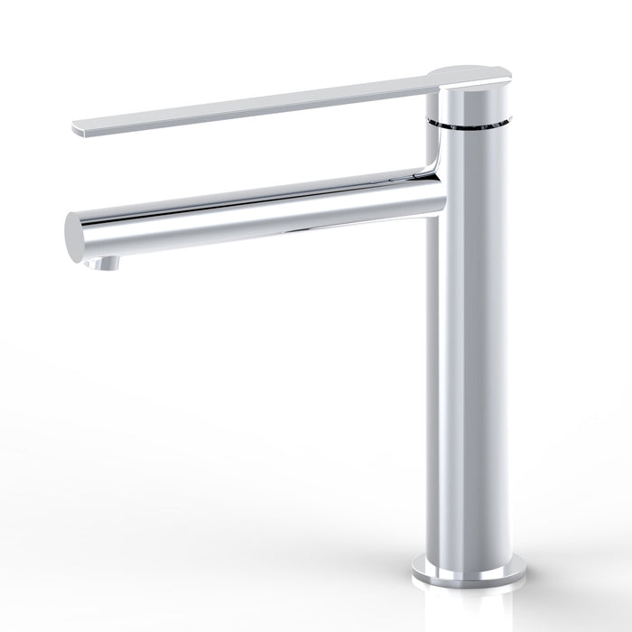 Aquamoon Bali Single Hole Vessel  Bathroom Vanity Faucet Chrome Finished