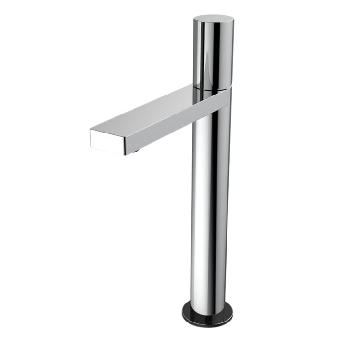 Aquamoon Barcelona Single Hole Vessel Bathroom Vanity Faucet Brushed Nickel   Finished