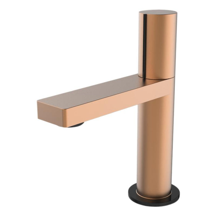 Aquamoon Barcelona Single Hole Mount Bathroom Vanity Faucet Copper  Finished