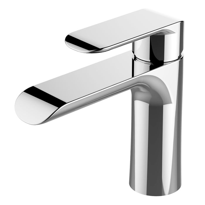 Aquamoon Pryda Single Hole Mount Bathroom Vanity Faucet Brush Nickel   Finished