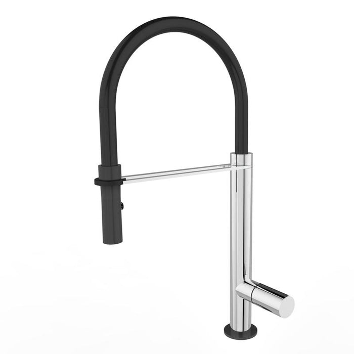 Aquamoon Barcelona Single-Handle Kitchen Sink Faucet, Chrome Finished