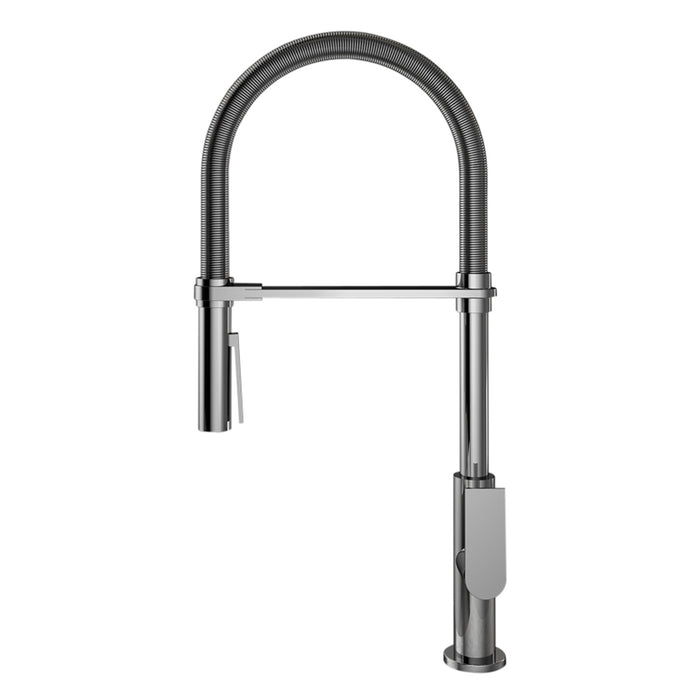 Aquamoon Havana Single-Handle Kitchen Sink Faucet, Chrome Finished