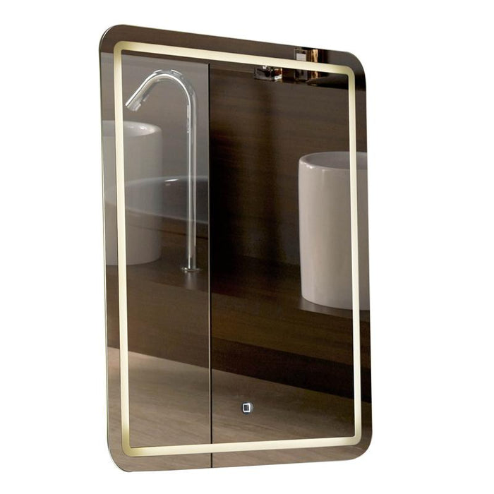 Aquamoon 198901 Led Bathroom Mirror 24" X 31" Wall Mounted Side Switch 6000K High Lumen