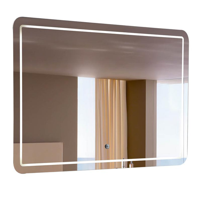 Aquamoon 198901 Led Bathroom Mirror 39" X 27.5" Wall Mounted Side Switch 6000K High Lumen