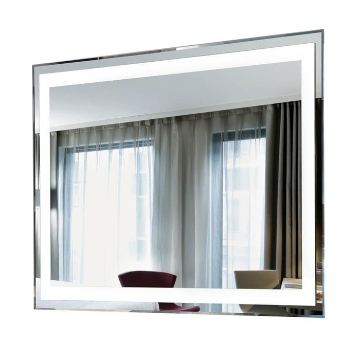 Aquamoon 226801 Led Bathroom Mirror 31" X 27.5" Wall Mounted Side Switch 6000K High Lumen