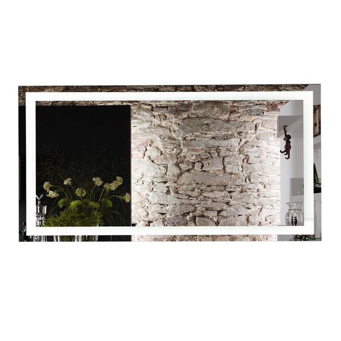 Aquamoon 226801 Led Bathroom Mirror 60" X 27.5" Wall Mounted Side Switch 6000K High Lumen