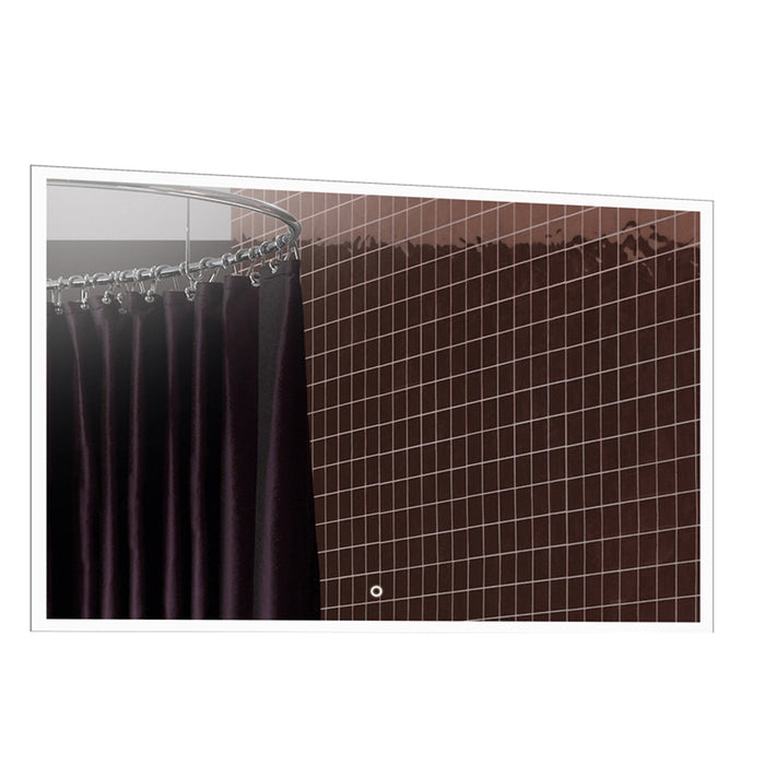 Aquamoon MM239905 Led Bathroom Mirror 72" X 24" Wall Mounted Side Switch 6000K High Lumen