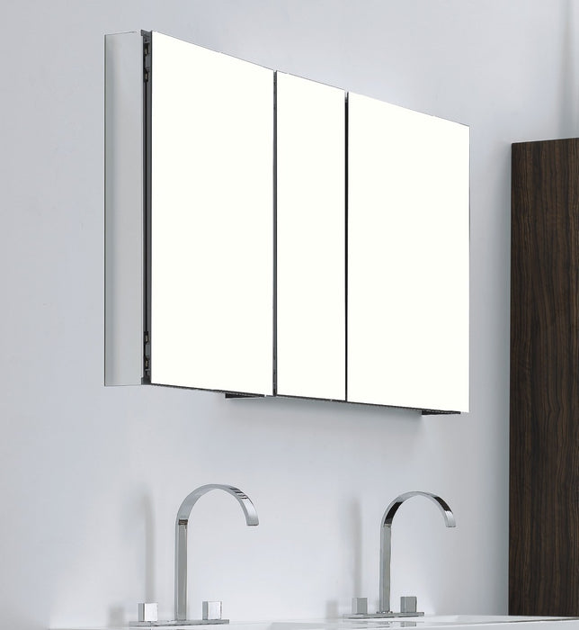 Aquamoon Mm50 Frameless 50" X26" Bathroom Medicine Cabinet Recess Or Wall Mounted Installation