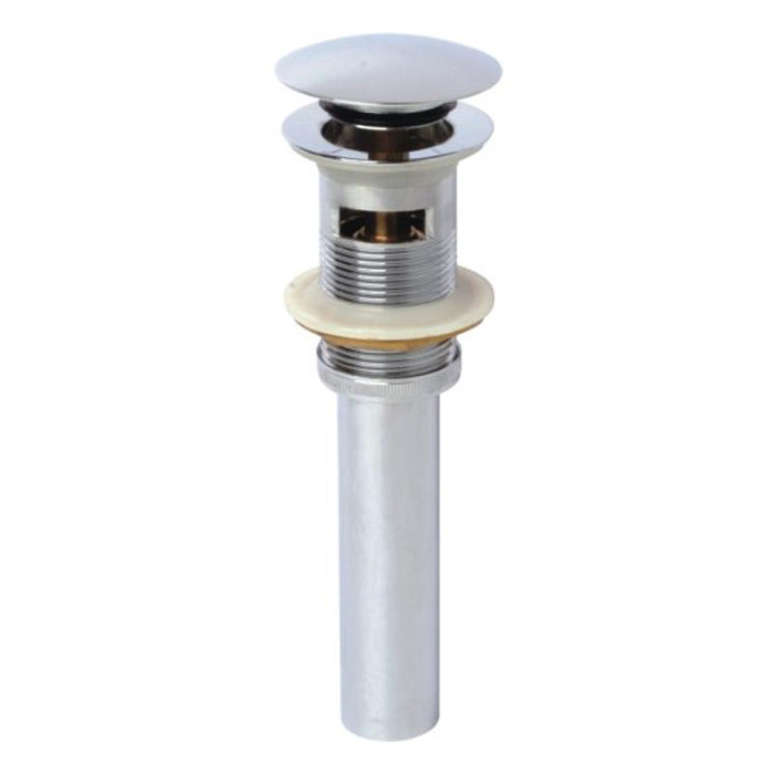 Aquamoon Bathroom Faucet Vessel Vanity Sink Square Pop Up Drain Stopper With Overflow, Chrome Finished Pp0201