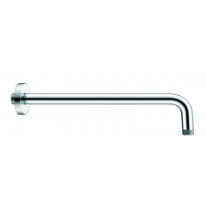 Aquamoon 15" Shower Arm Wall Round Brushed Nickel With Flange