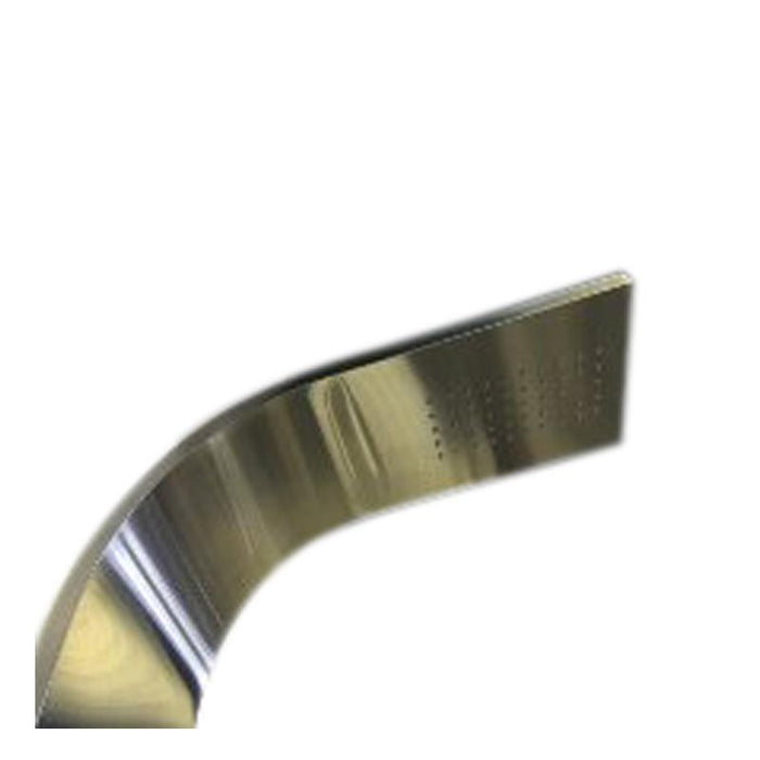 Aquamoon Niagara Duo  Stainless Steel  Wall Mount Bathroom Shower Panel 60 X 7.5 With  Rainfall Shower Head + Handhled Shower + Massage Body Jets