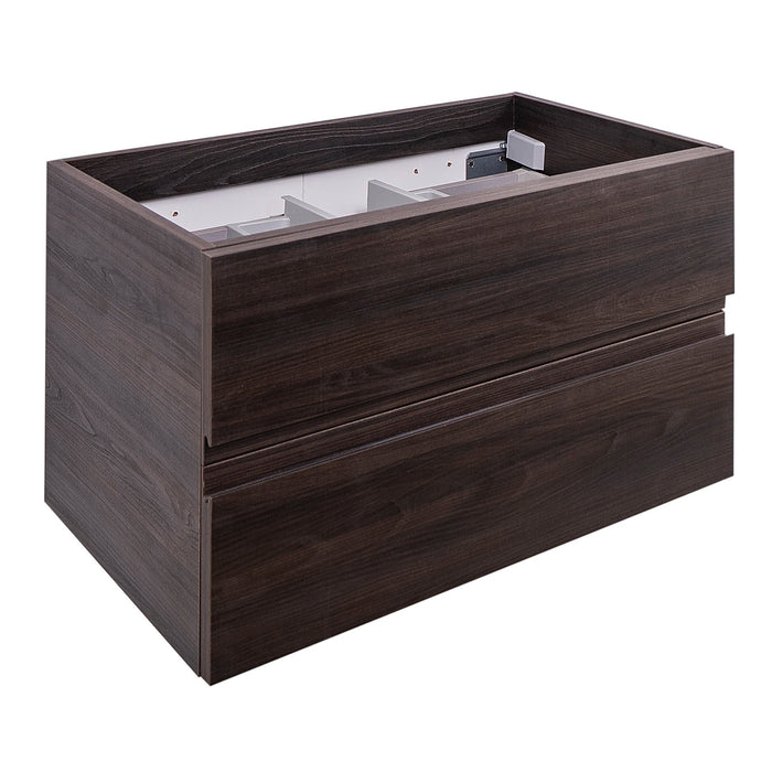 Aquamoon Contessa 31 Wendge Wall Mounted  Modern Cabinet - CABINET ONLY