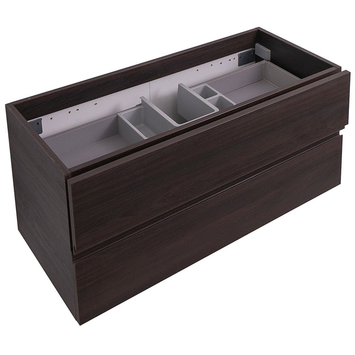 Aquamoon Contessa 39 Wendge Wall Mounted  Modern Cabinet - CABINET ONLY