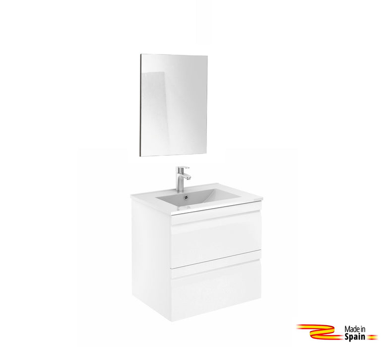 Aquamoon Girona 24 White - CABINET ONLY