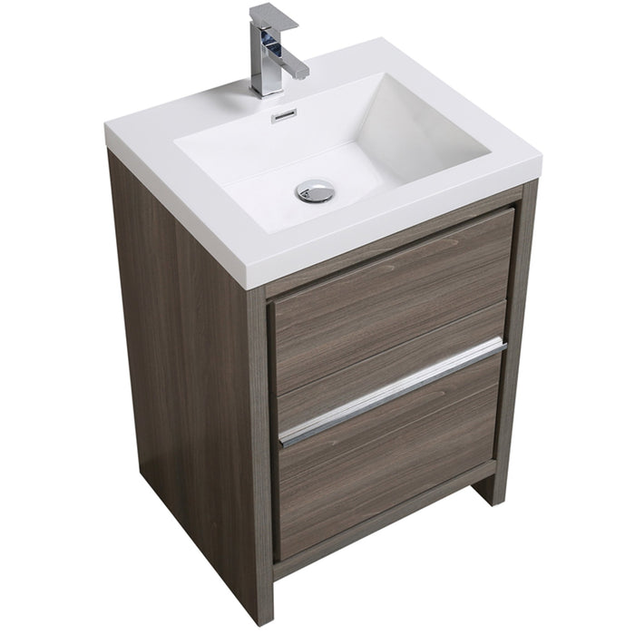 Aquamoon Granada 30 Maple Grey Free Standing  Modern Cabinet - CABINET ONLY