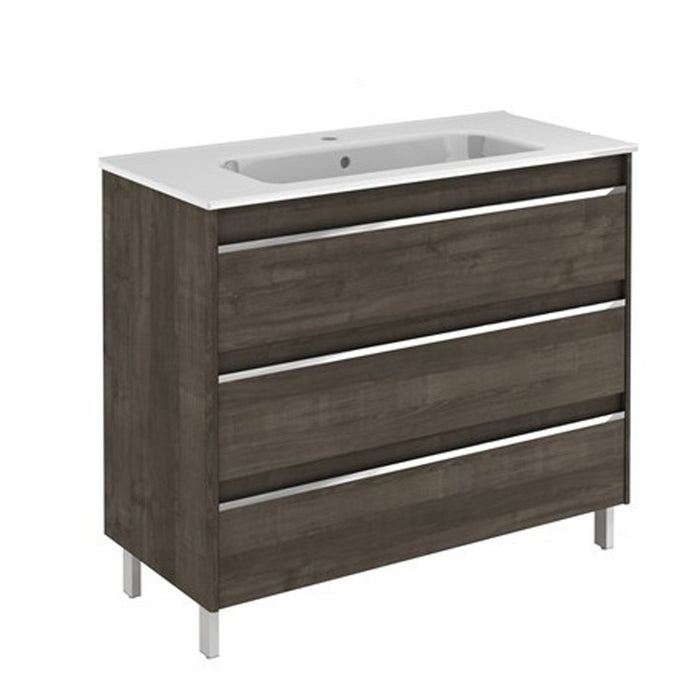 Aquamoon Ibiza 40 Ash Grey  Free Standing Modern Bathroom Vanity Set