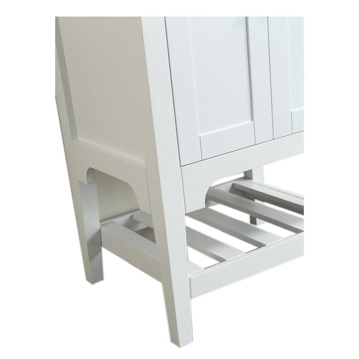 Aquamoon Rimini 24 White Free Standing Modern Bathroom Vanity Set