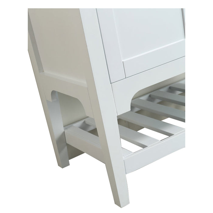 Aquamoon Rimini 31 White Free Standing Modern Bathroom Vanity Set