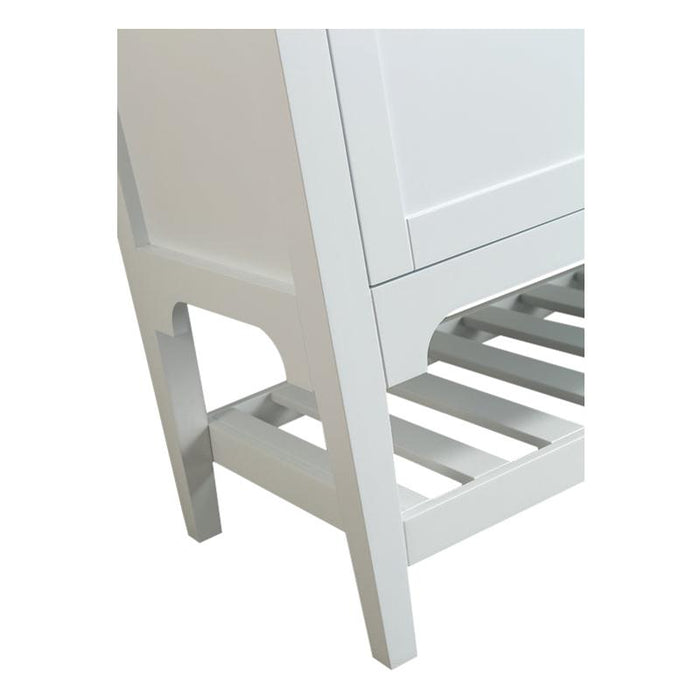 Aquamoon Rimini 39 White Free Standing Modern Bathroom Vanity Set