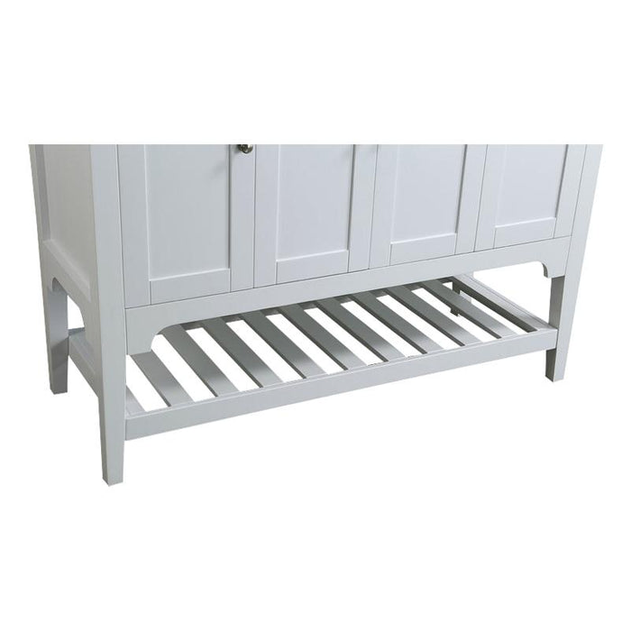 Aquamoon Rimini 48 White Free Standing Modern Bathroom Vanity Set