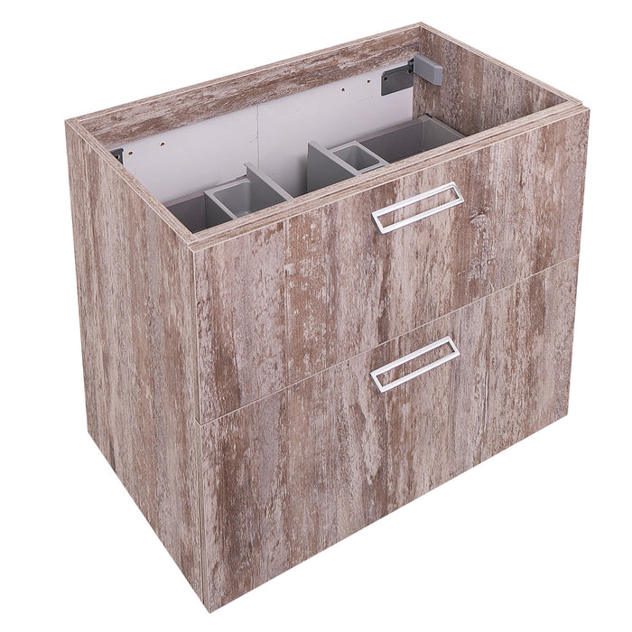 Aquamoon Sunrise 24 Ashwood Wall Mounted  Modern Cabinet - CABINET ONLY