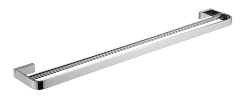 Aquamoon A30 Bathroom Dual Towel Bar 24-Inch Wall Mounted Chrome Finished