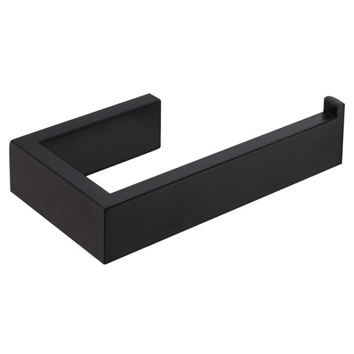 Aquamoon A34 Bathroom Toilet Tissue Paper Roll Holder Wall Mounted One Roll Matte Black Finished