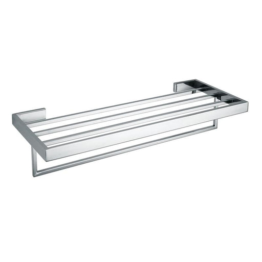 Aquamoon A34 Bathroom Towel Rack 24-Inch Wall Mounted Chrome Finished