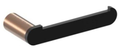 Aquamoon A40 Bathroom Toilet Tissue Paper Roll Holder Wall Mounted One Roll Black/Copper Finished
