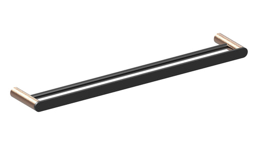 Aquamoon A40 Bathroom Towel Rack 24-Inch Wall Mounted Black/Copper Finished