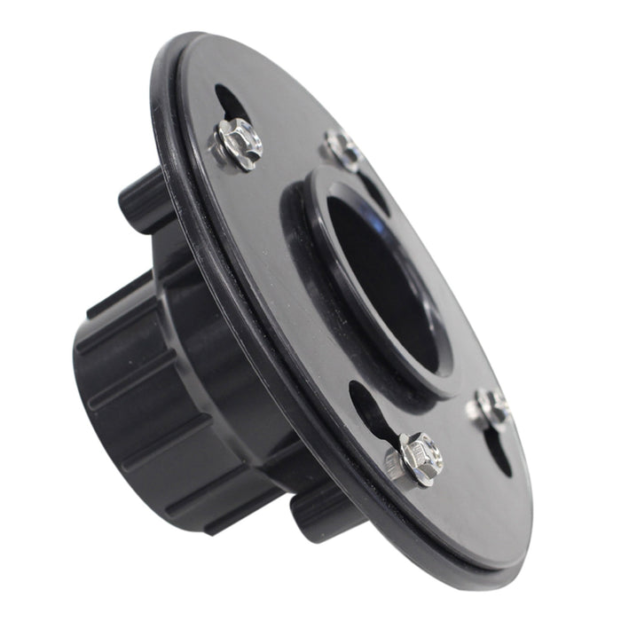 Aquamoon  Black Matte Insert 24-Inch  Linear Shower Drain, 316 Stainless Steel Rectangle With Hair Strainer