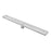 Aquamoon  Brushed Nickel Insert 24-Inch  Linear Shower Drain, 316 Stainless Steel Rectangle With Hair Strainer