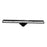 Aquamoon  Tile Insert 24-Inch  Linear Shower Drain, 316 Stainless Steel Rectangle With Hair Strainer