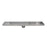 Aquamoon  Chrome Insert 32 Inch  Linear Shower Drain, 316 Stainless Steel Rectangle With Hair Strainer