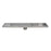 Aquamoon  Brushed Nickel Insert 32 Inch  Linear Shower Drain, 316 Stainless Steel Rectangle With Hair Strainer