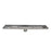 Aquamoon  Tile Insert 32 Inch  Linear Shower Drain, 316 Stainless Steel Rectangle With Hair Strainer