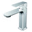 Aquamoon Arkon  Single Hole Mount Bathroom Vanity Faucet Chrome Finished+B2:B37