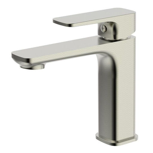 Aquamoon Arkon  Single Hole Mount Bathroom Vanity Faucet Brushed Nickel  Finished