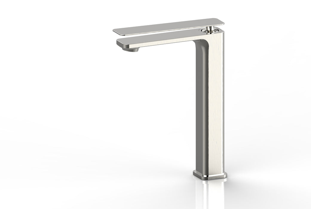Aquamoon Axo Single Hole Vessel  Bathroom Vanity Faucet Brushed Nickel   Finished