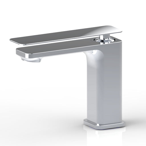 Aquamoon Axo Single Hole Mount Bathroom Vanity Faucet Brushed Nickel   Finished