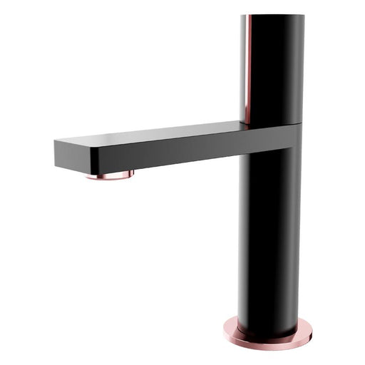 Aquamoon Barcelona Single Hole Mount Bathroom Vanity Faucet Black Matte Finished