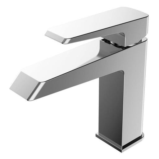 Aquamoon Cubic Single Hole Mount Bathroom Vanity Faucet Chrome Finished