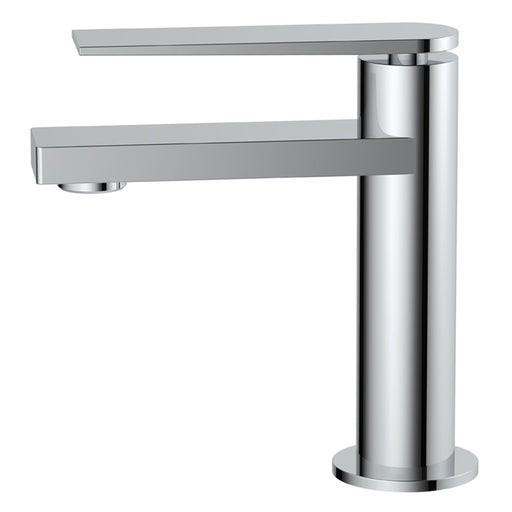 Aquamoon Havana Single Hole Mount Bathroom Vanity Faucet Chrome Finish