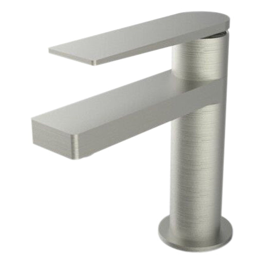 Aquamoon Havana Single Hole Mount Bathroom Vanity Faucet Brushed Nickel