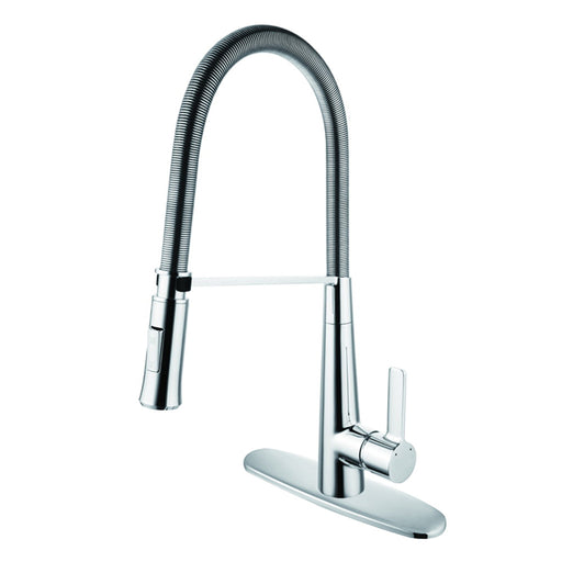 Aquamoon Cronos Single-Handle Kitchen Sink Faucet, Chrome Finished