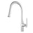 Aquamoon Dylan Single-Handle Kitchen Sink Faucet With Pull Down Sprayer, Chrome Finished