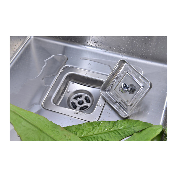 Kitchen Sink  Double Bowl 16 Gauge W32Xd19Xh10