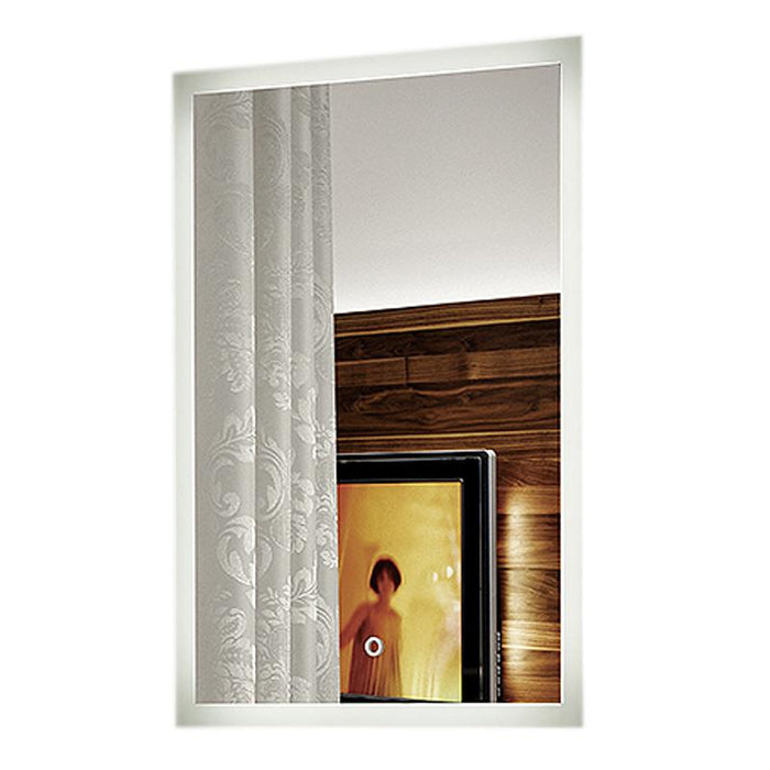 Aquamoon MM239901 Led Bathroom Mirror 24" X 31" Wall Mounted Side Switch 6000K High Lumen