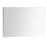 Aquamoon Mp4731 Frameless Rectangular Mirror Wall Mounted 47X 31