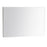 Aquamoon Mp6031 Frameless Rectangular Mirror Wall Mounted 60 X 31